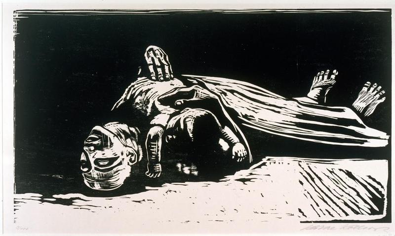 Die Witwe II (The Widow II), Plate V from the series Krieg (War) Kathe Kollwitz