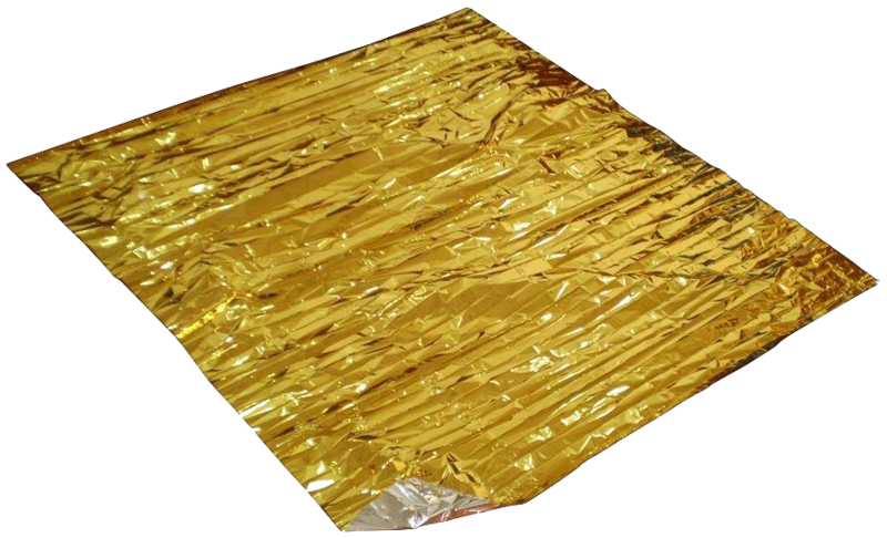 10Pcs Lot Waterproof Emergency blanket Survival Blanket Rescue Space Foil thermal insulation blanket first aid Gold