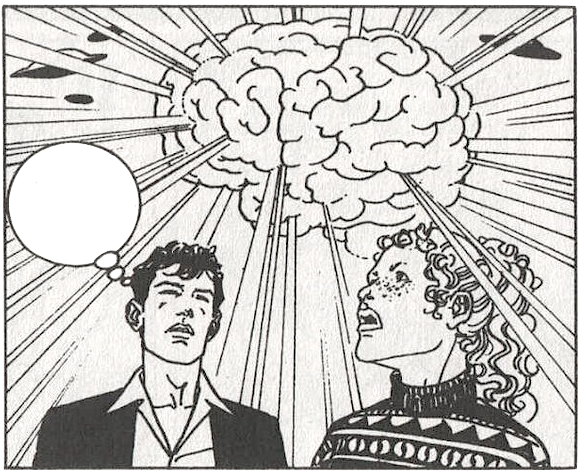 Alien attack empty thought bubble NTP