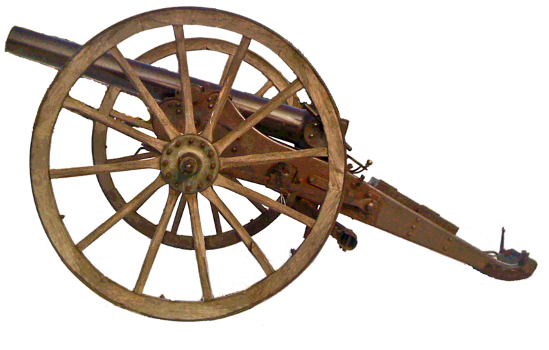 Cannon transparent posterized