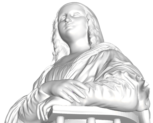 Mona lisa 3D alpha NTP